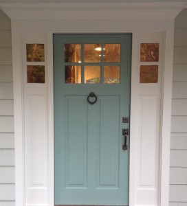 Wilton entry door and sidelights